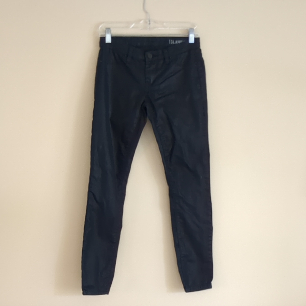 Blank NYC Size 26 Dark Blue Sheen Pants